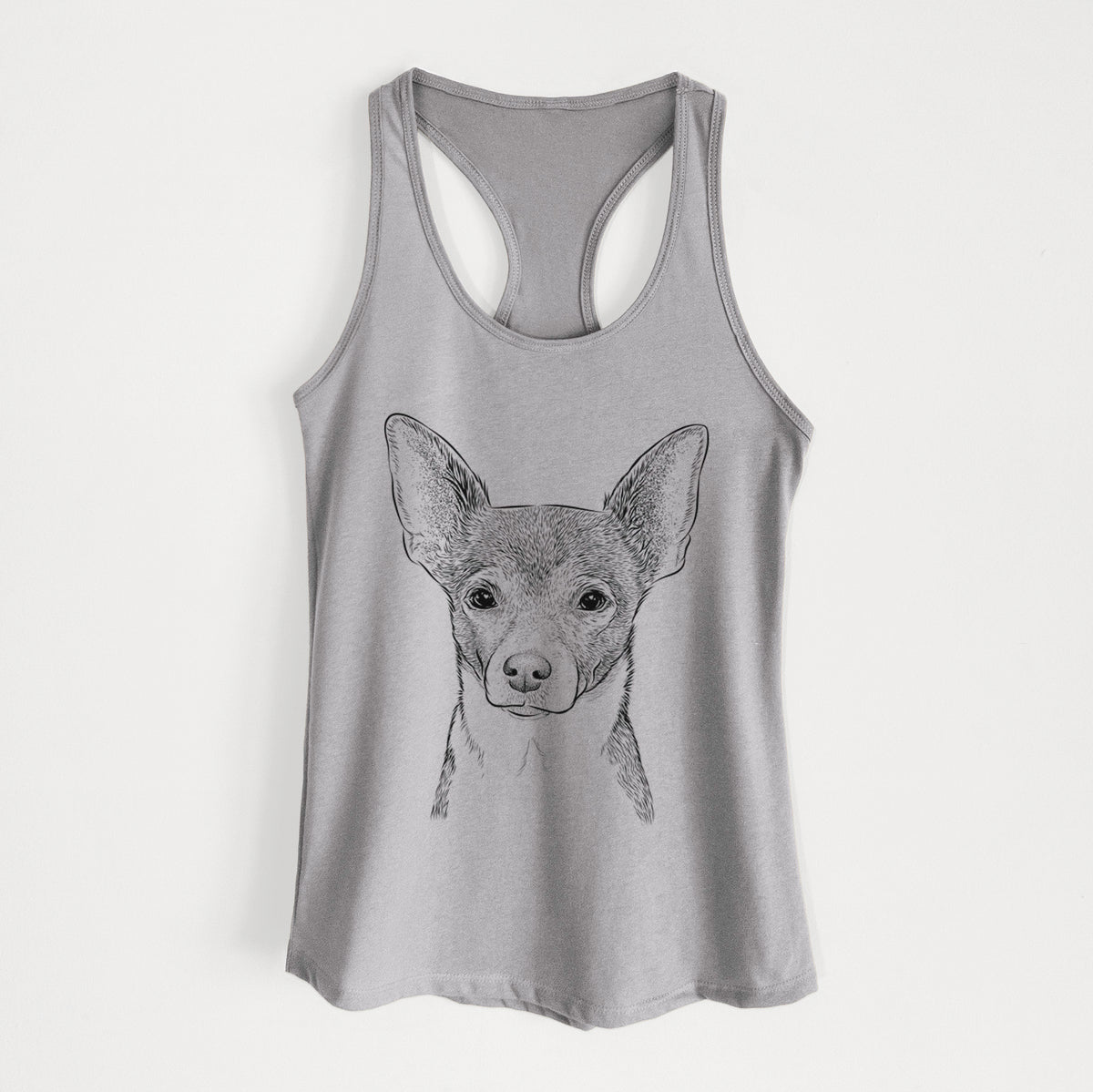 Peanut the Chihuahua - Women&#39;s Racerback Tanktop