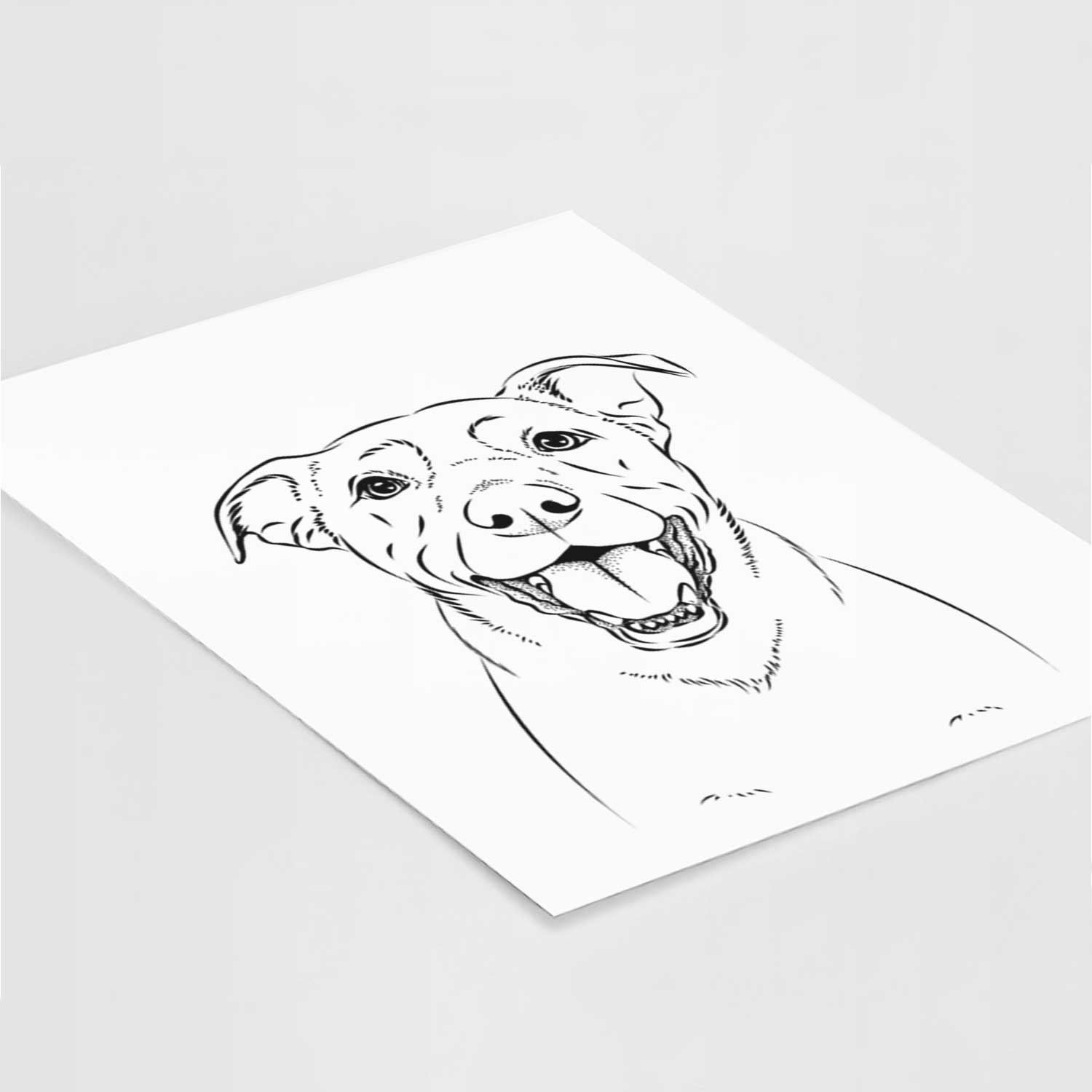 Pele the Lab Mix Art Print