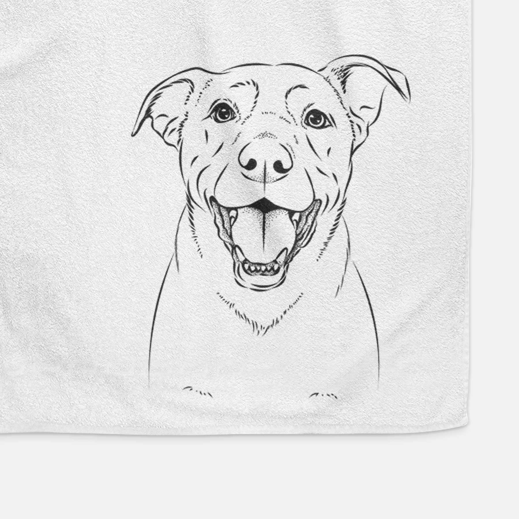 Pele the Lab Mix Decorative Hand Towel