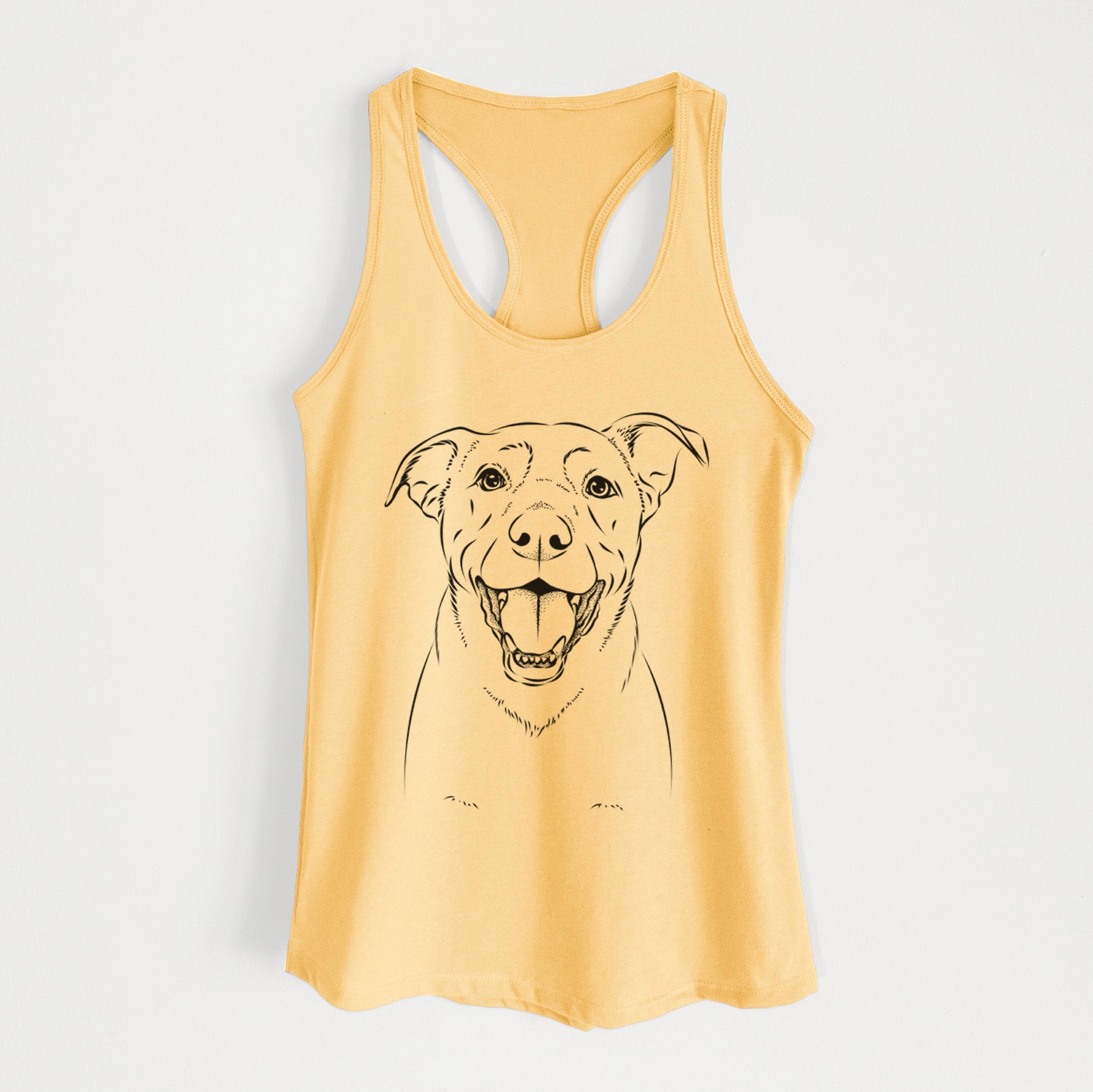 Pele the Lab Mix - Women's Racerback Tanktop