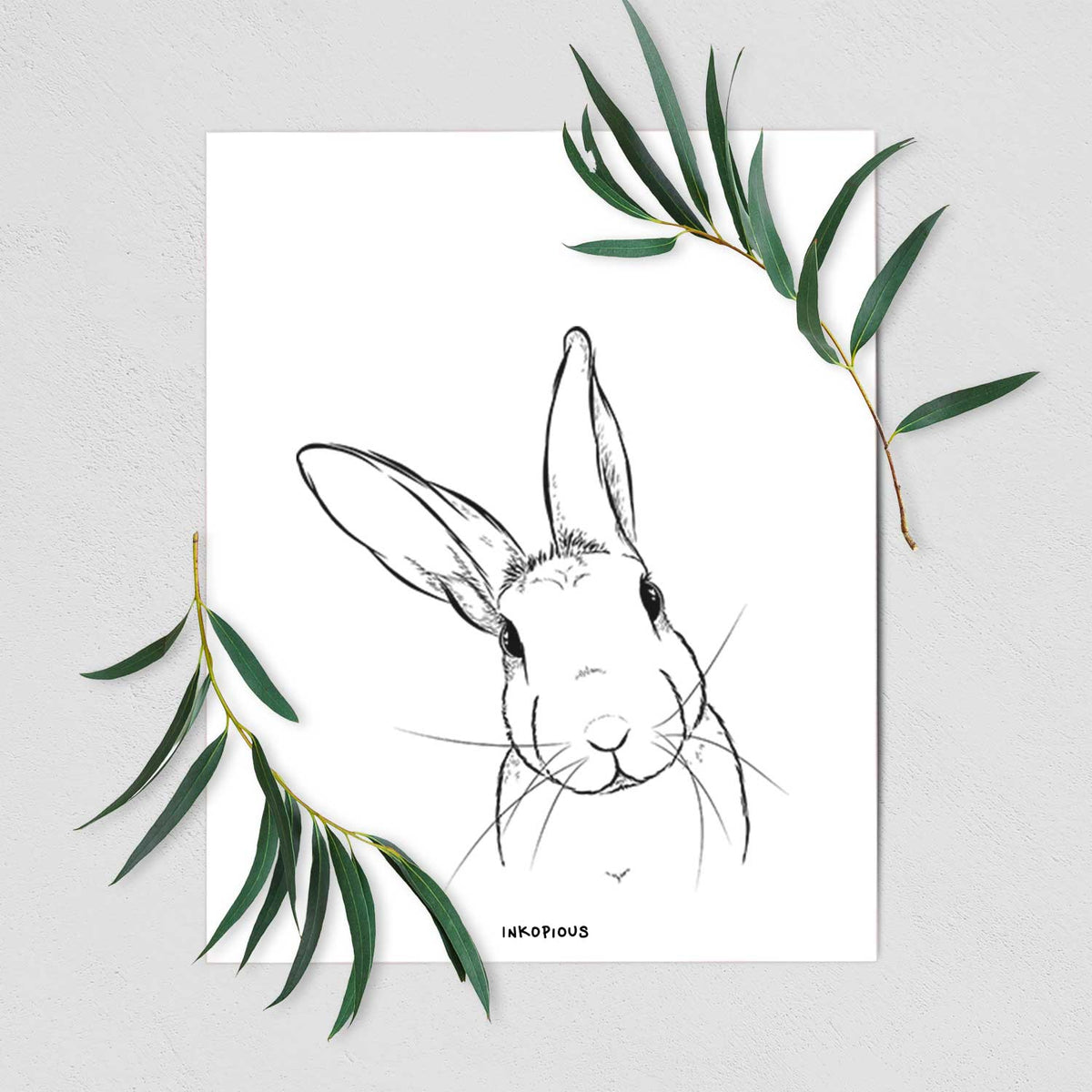 Penny the Belgian Hare Art Print