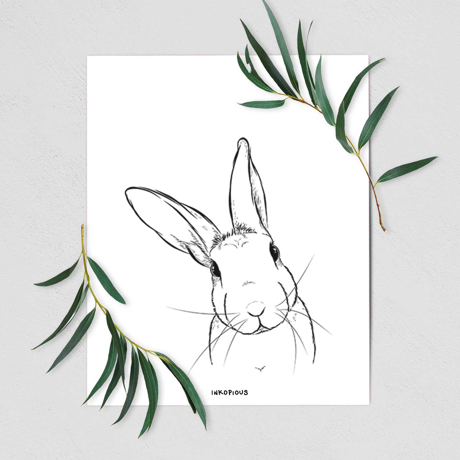 Penny the Belgian Hare Art Print