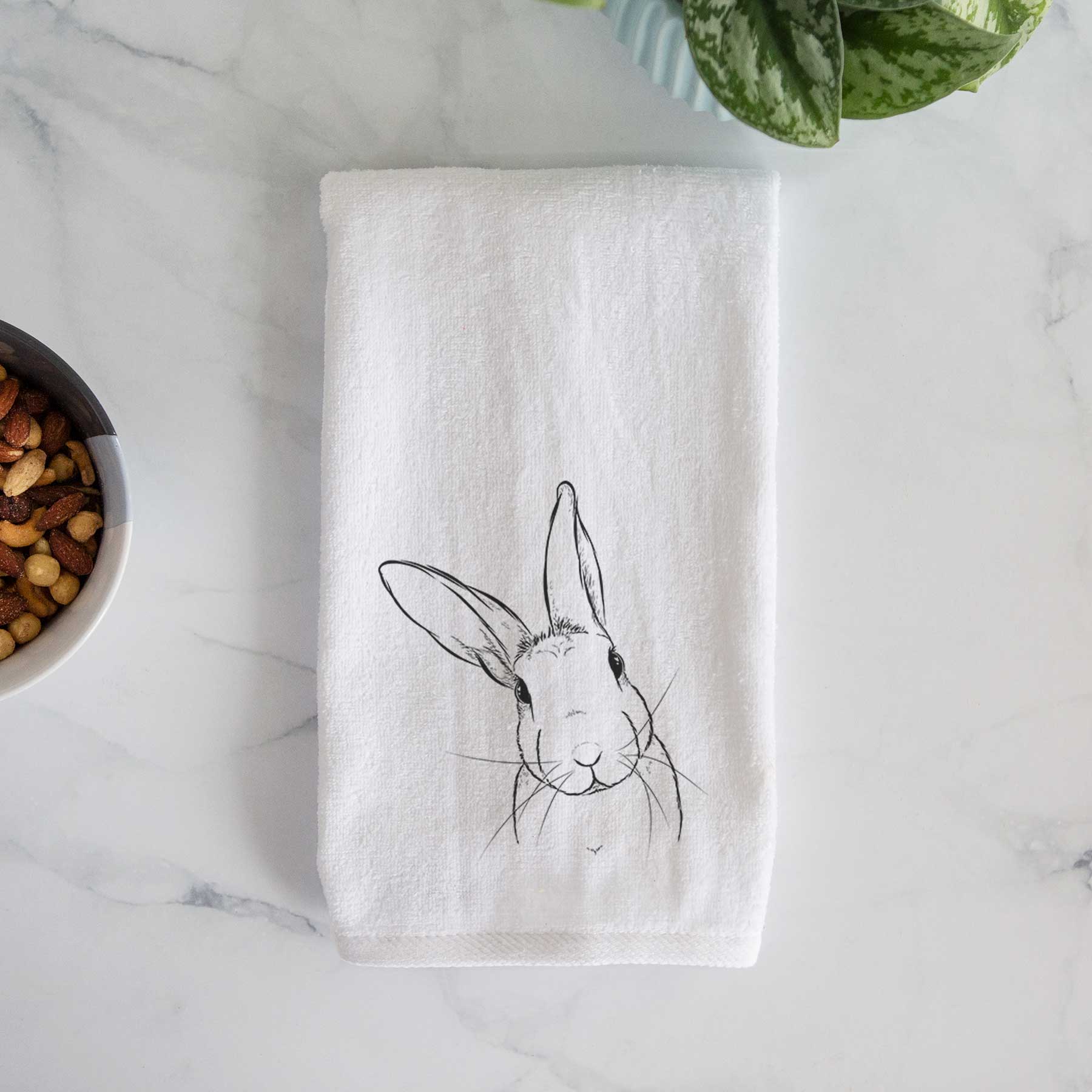 Penny the Belgian Hare Decorative Hand Towel