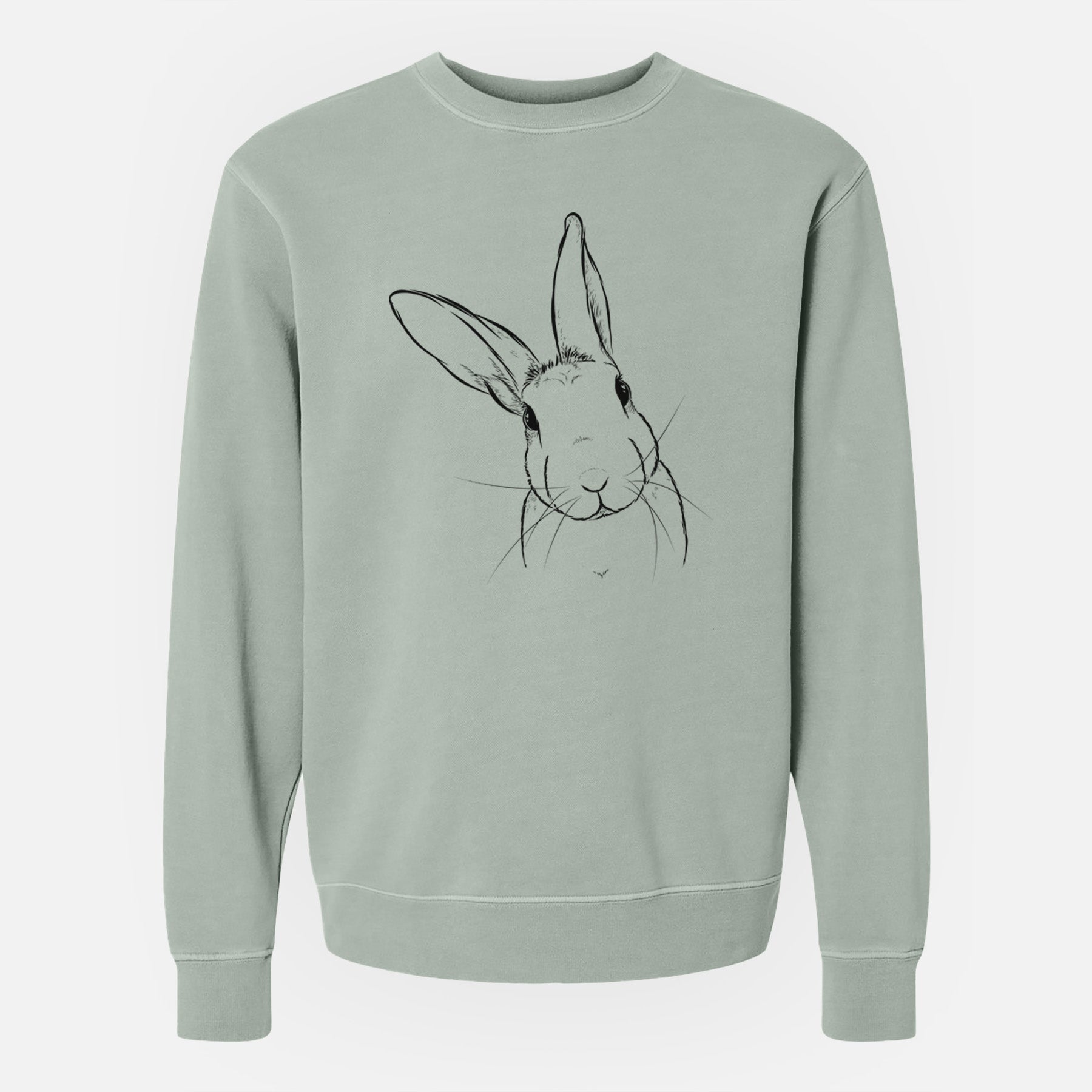 Bare Penny the Belgian Hare - Unisex Pigment Dyed Crew Sweatshirt