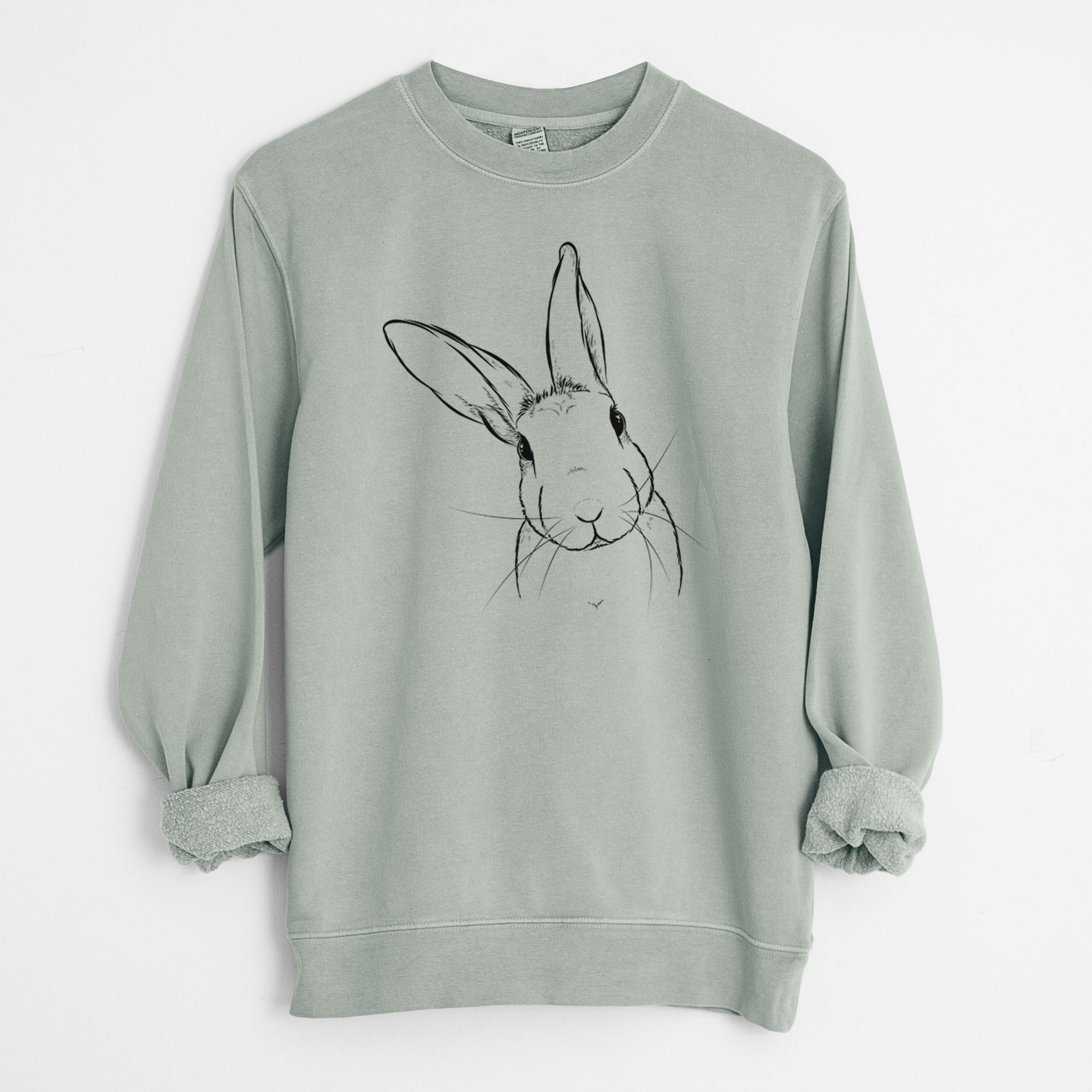 Bare Penny the Belgian Hare - Unisex Pigment Dyed Crew Sweatshirt