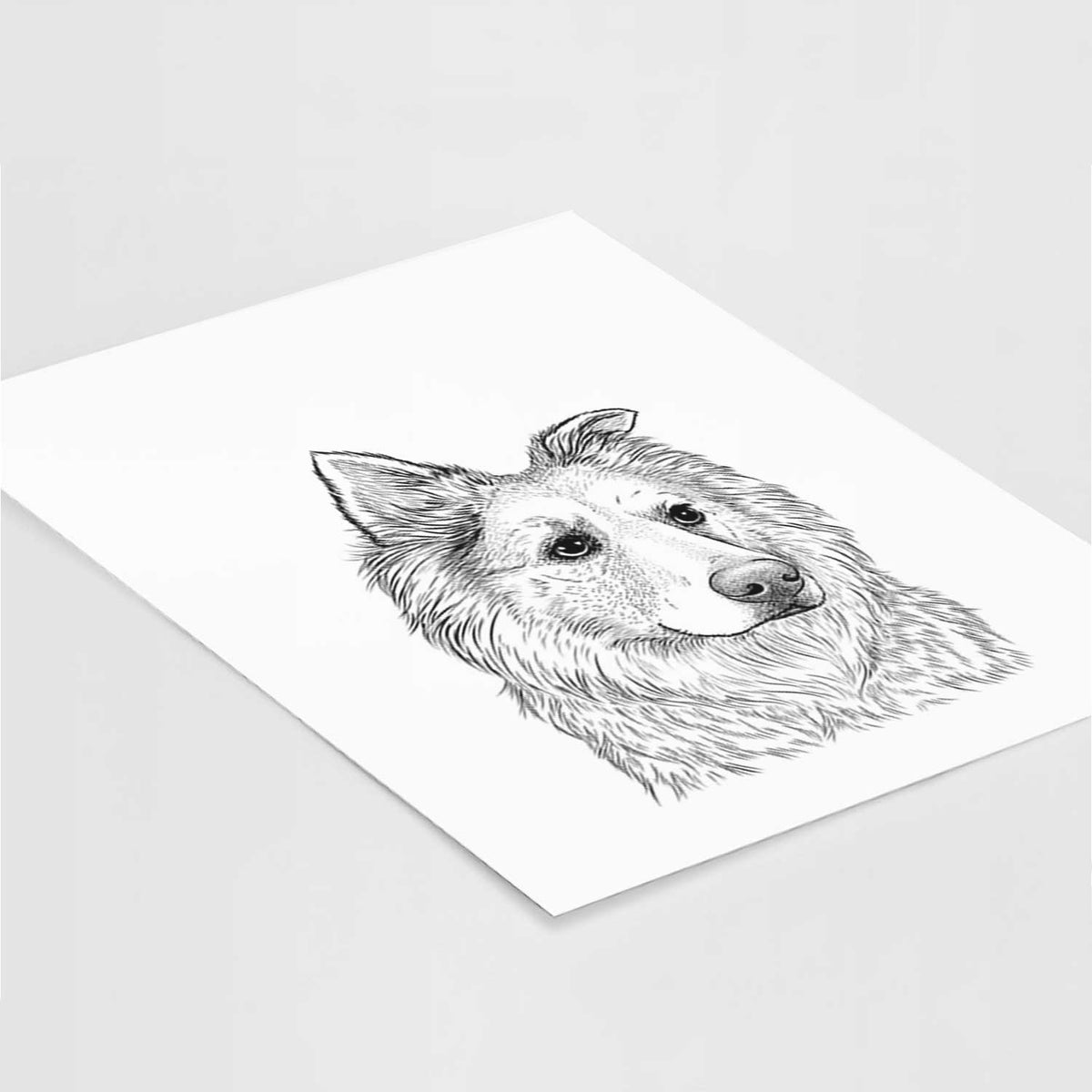 Penny the Chow Mix Art Print