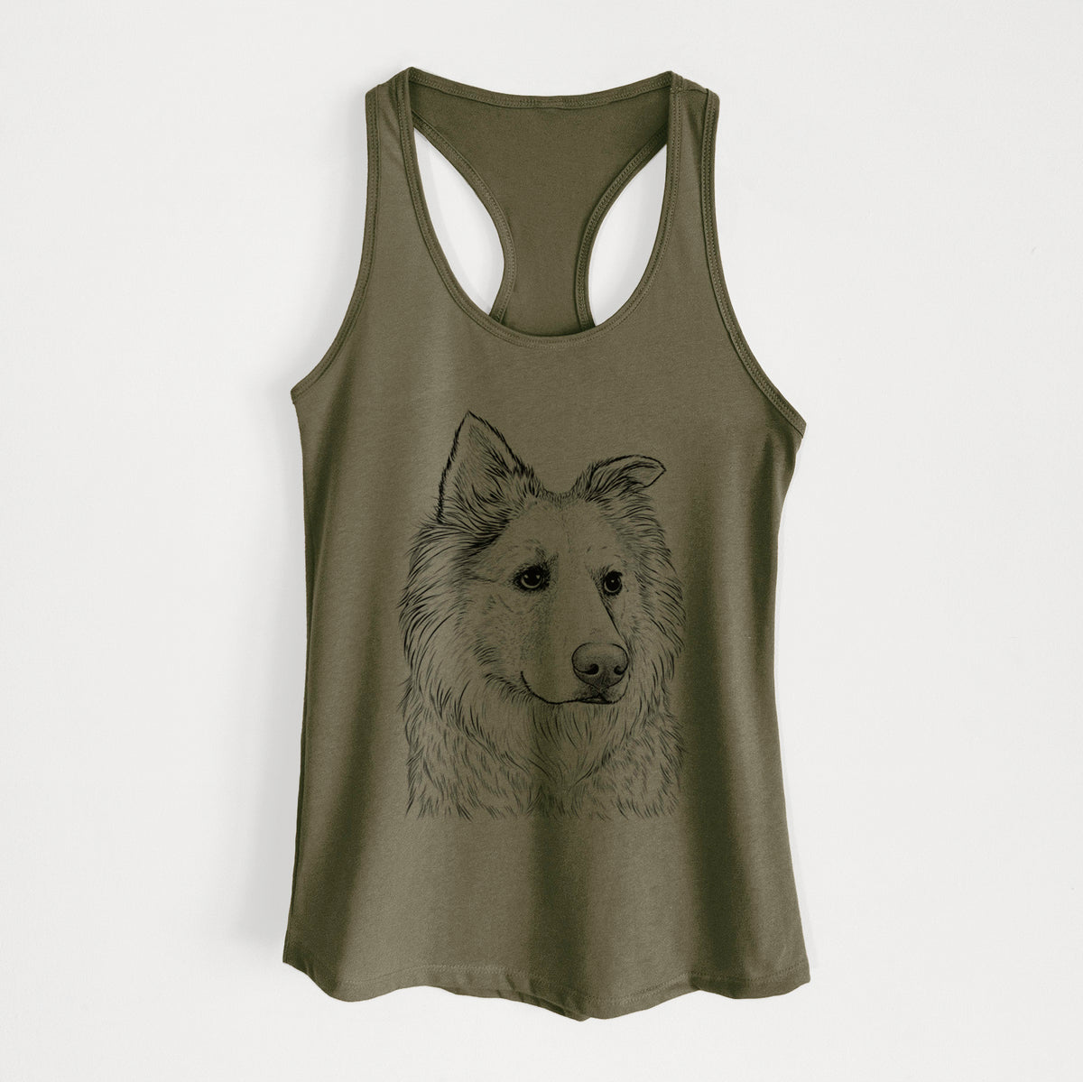 Penny the Chow Mix - Women's Racerback Tanktop
