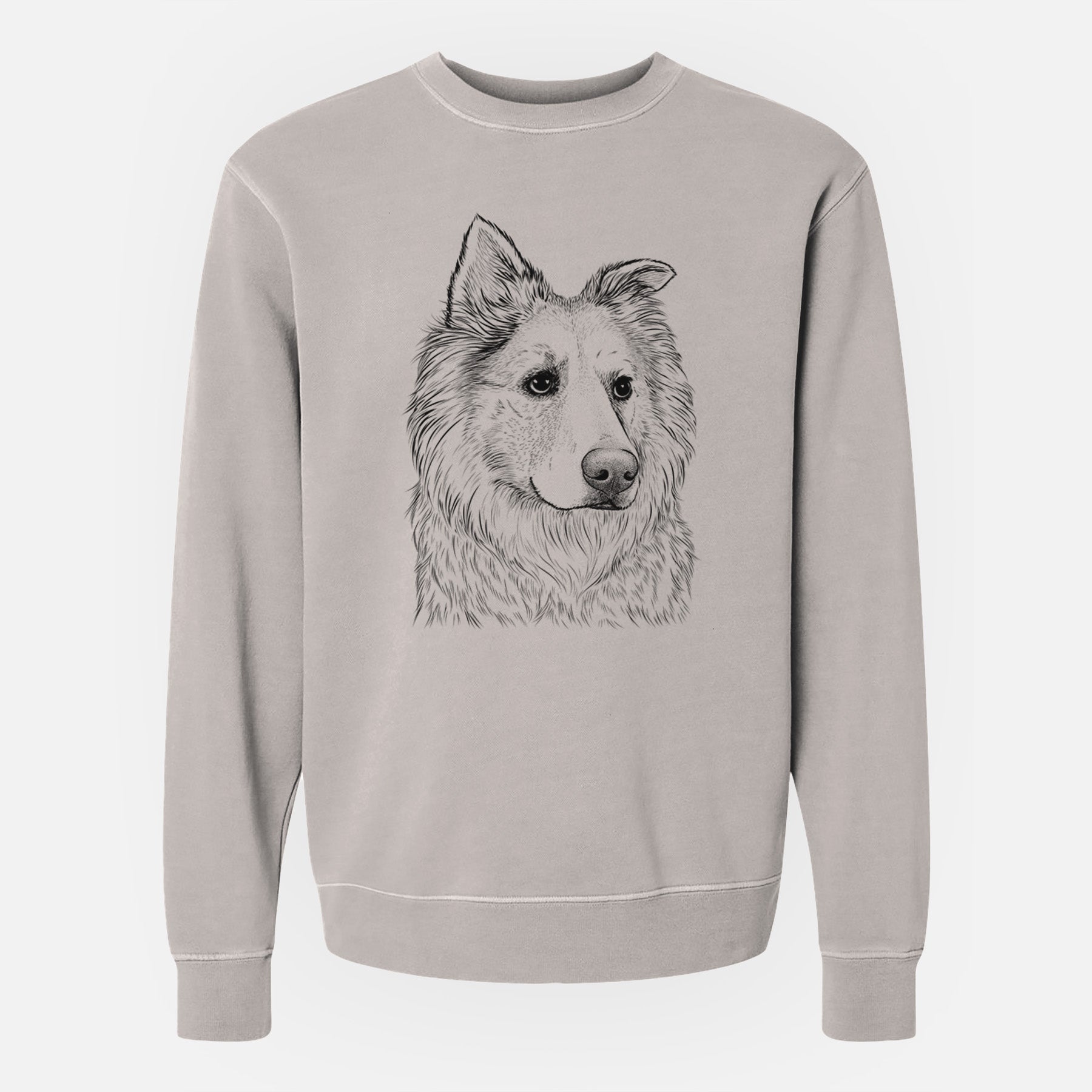 Bare Penny the Chow Mix - Unisex Pigment Dyed Crew Sweatshirt