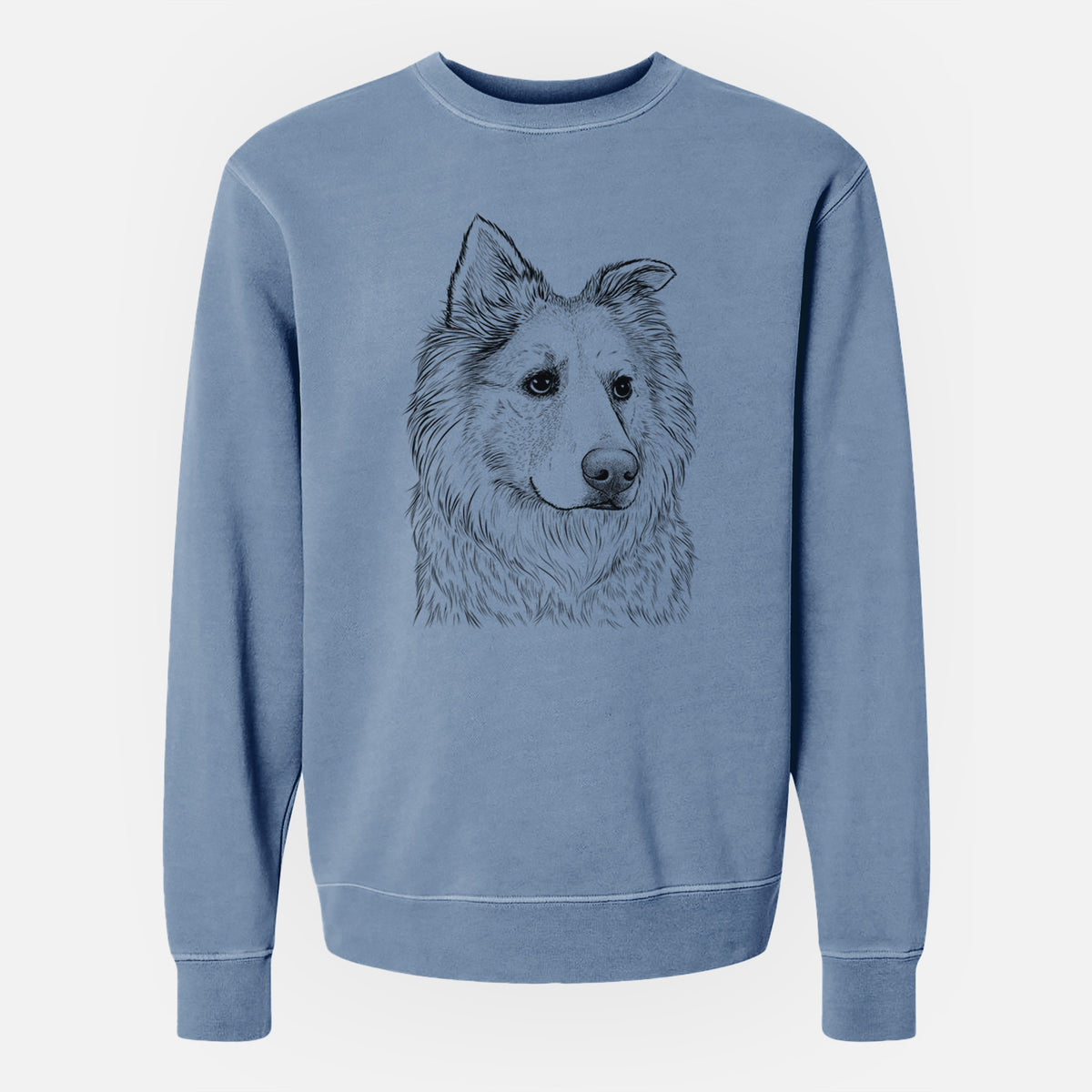 Bare Penny the Chow Mix - Unisex Pigment Dyed Crew Sweatshirt