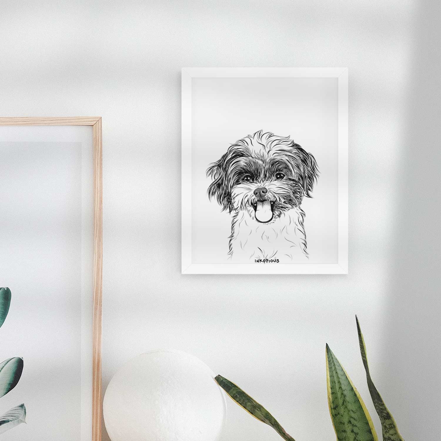 Pepper the Shihpoo Art Print