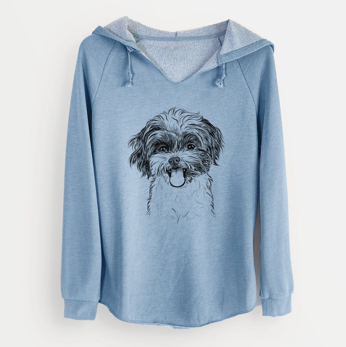 Bare Pepper the Shihpoo - Cali Wave Hooded Sweatshirt