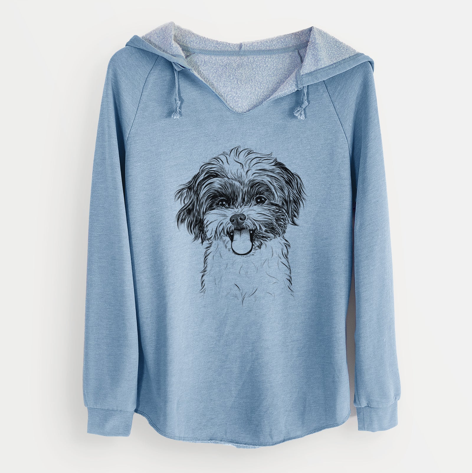 Bare Pepper the Shihpoo - Cali Wave Hooded Sweatshirt