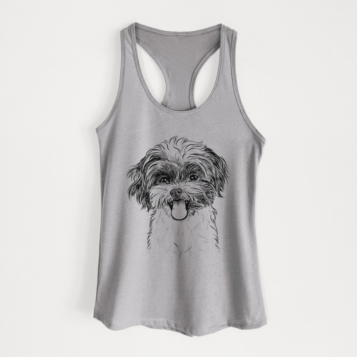 Pepper the Shihpoo - Women&#39;s Racerback Tanktop