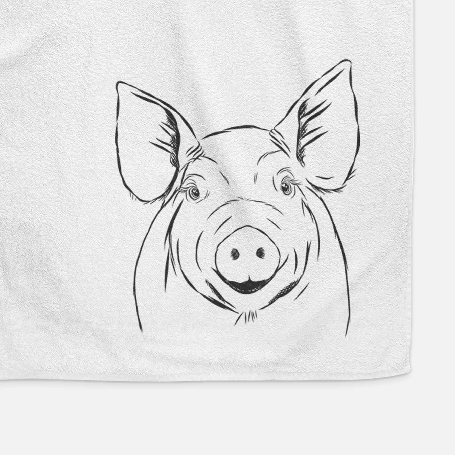 Perry the Pig Decorative Hand Towel