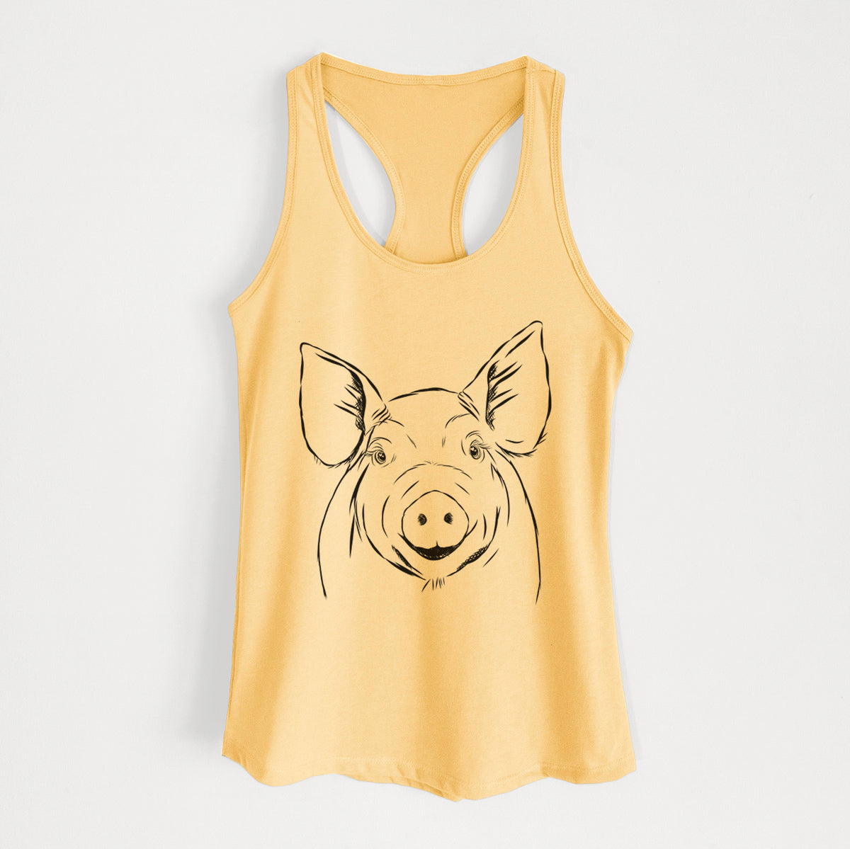 Perry the Pig - Women's Racerback Tanktop