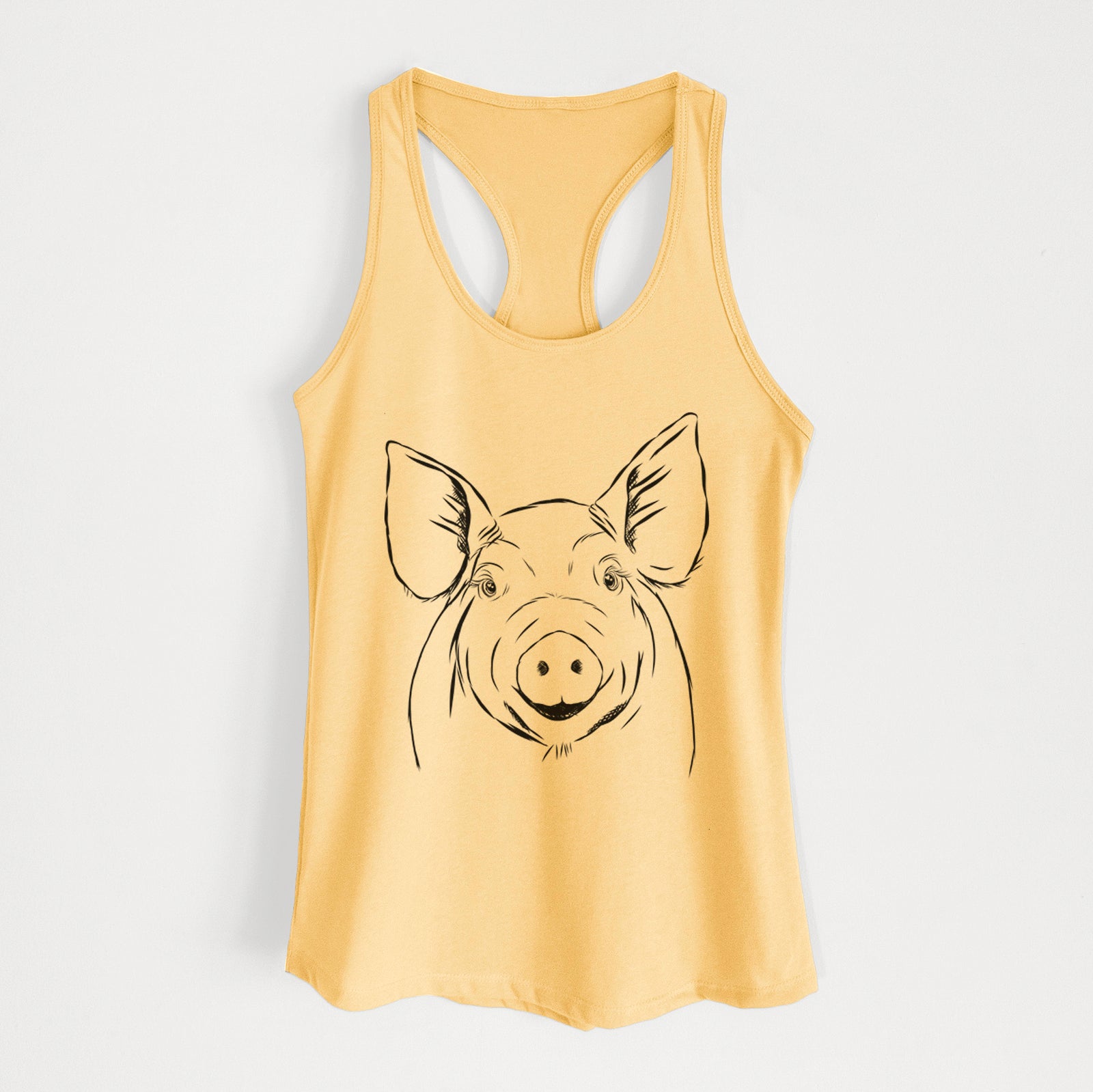 Perry the Pig - Women's Racerback Tanktop