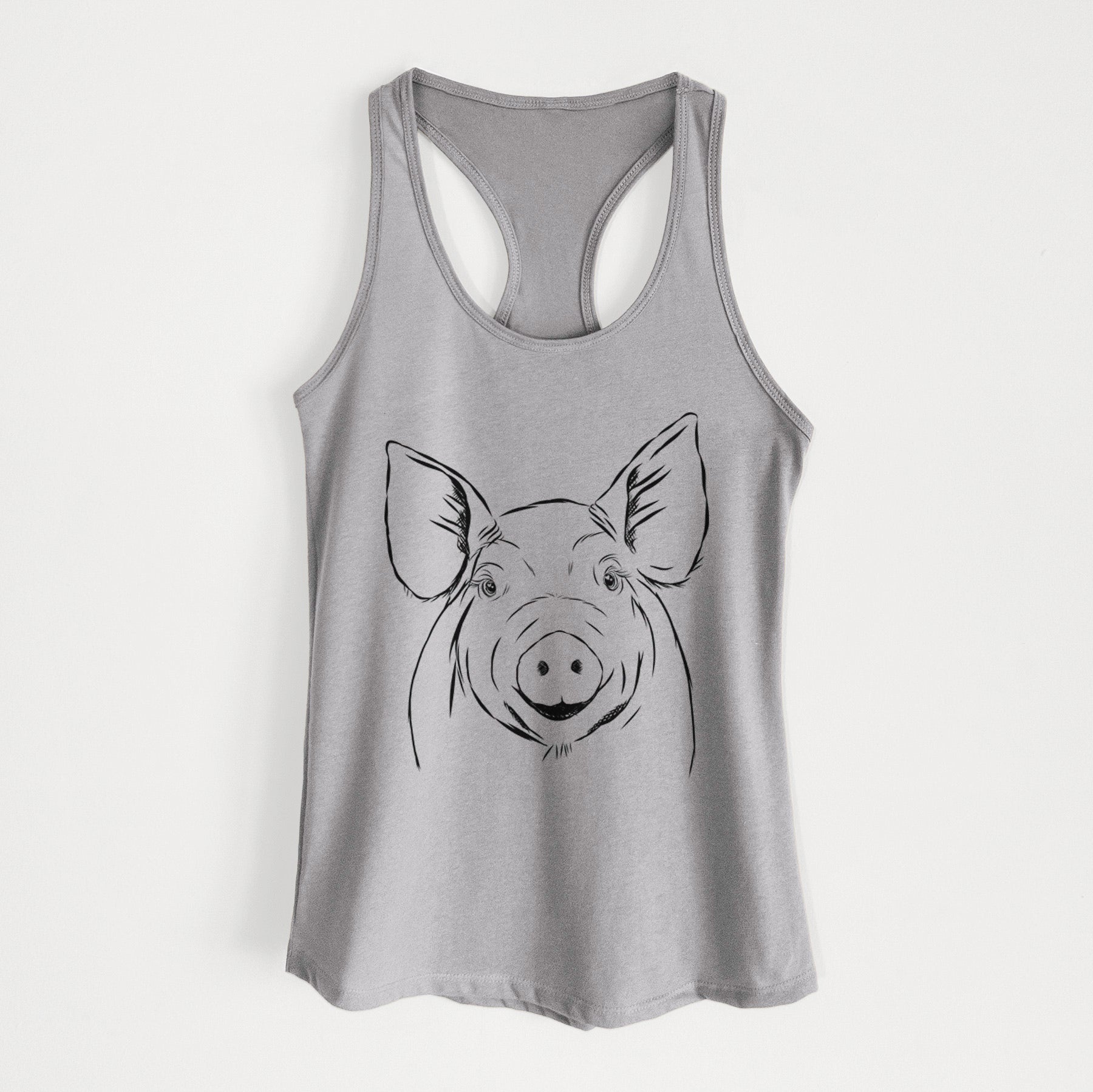 Perry the Pig - Women's Racerback Tanktop