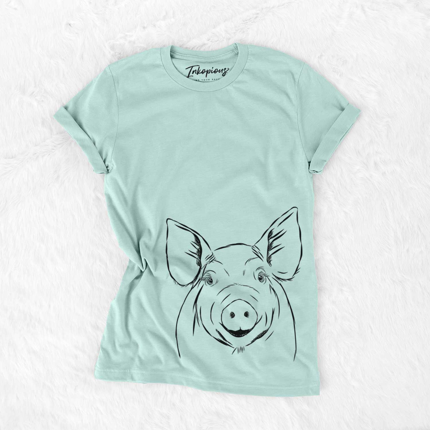 Bare Perry the Pig - Unisex Crewneck