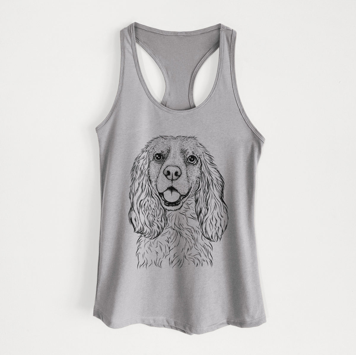 Perry the Cockalier - Women&#39;s Racerback Tanktop