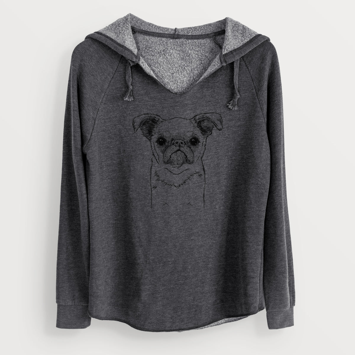 Bare Petit Penny the Brussels Griffon - Cali Wave Hooded Sweatshirt