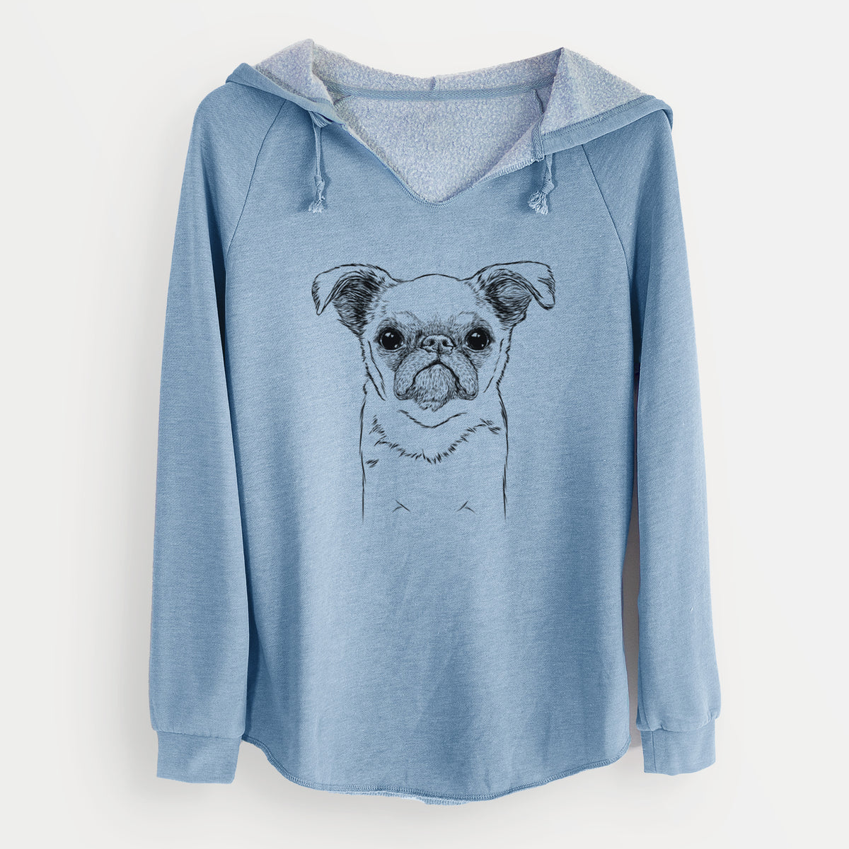 Bare Petit Penny the Brussels Griffon - Cali Wave Hooded Sweatshirt
