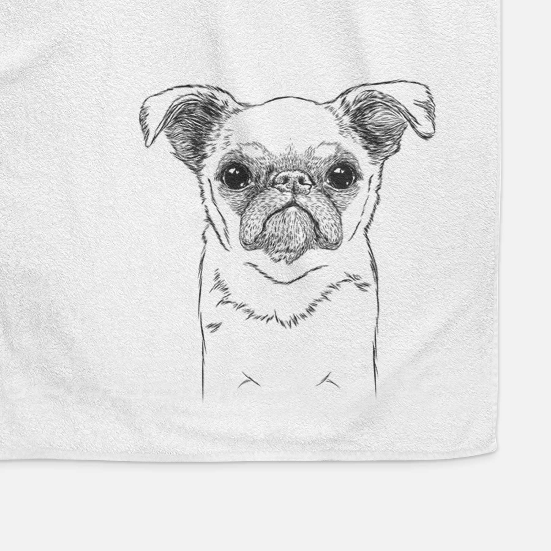 Petit Penny the Brussels Griffon Decorative Hand Towel