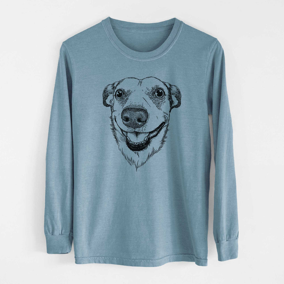 Bare Petrah the Staffy Mix - Heavyweight 100% Cotton Long Sleeve