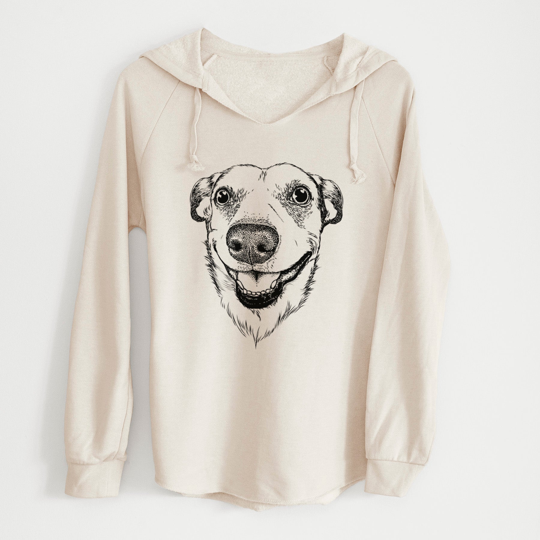 Bare Petrah the Staffy Mix - Cali Wave Hooded Sweatshirt