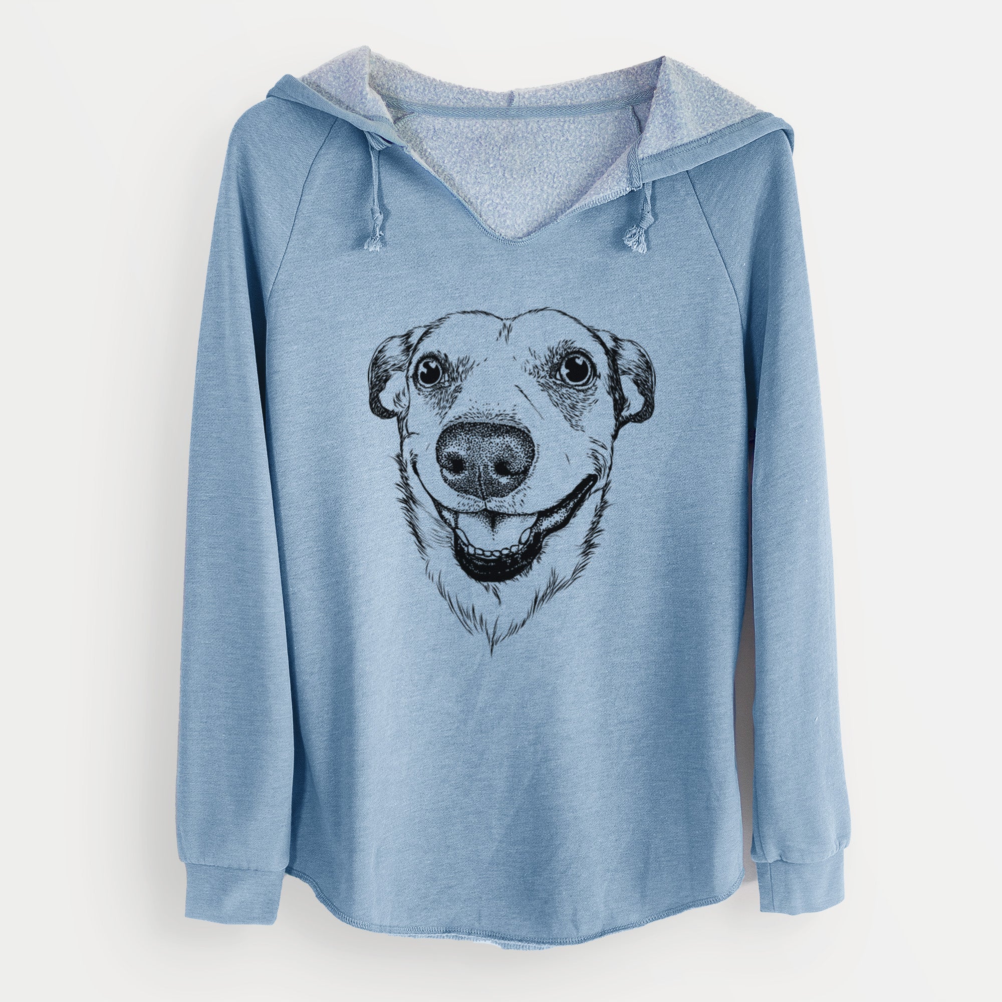 Bare Petrah the Staffy Mix - Cali Wave Hooded Sweatshirt