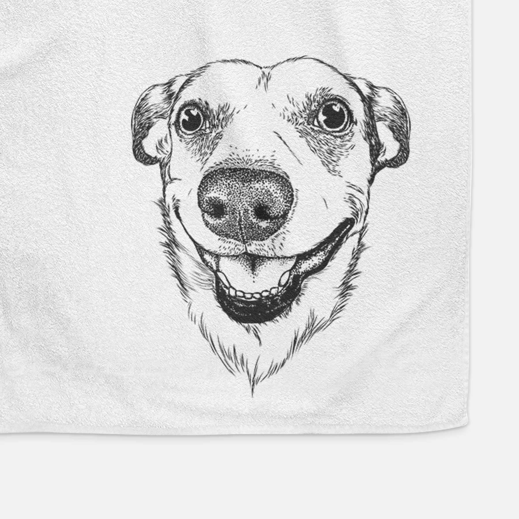 Petrah the Staffy Mix Decorative Hand Towel