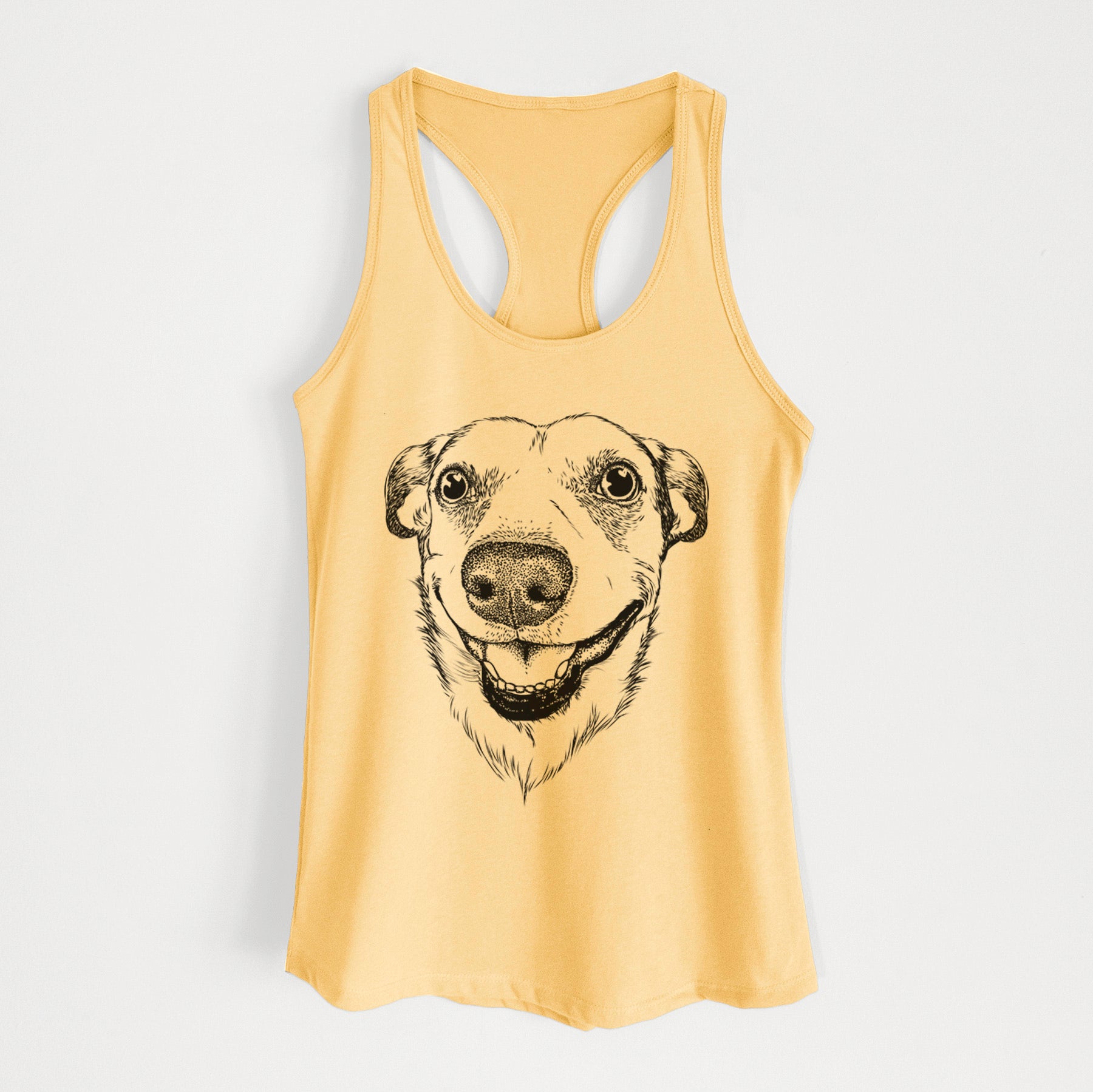 Petrah the Staffy Mix - Women's Racerback Tanktop