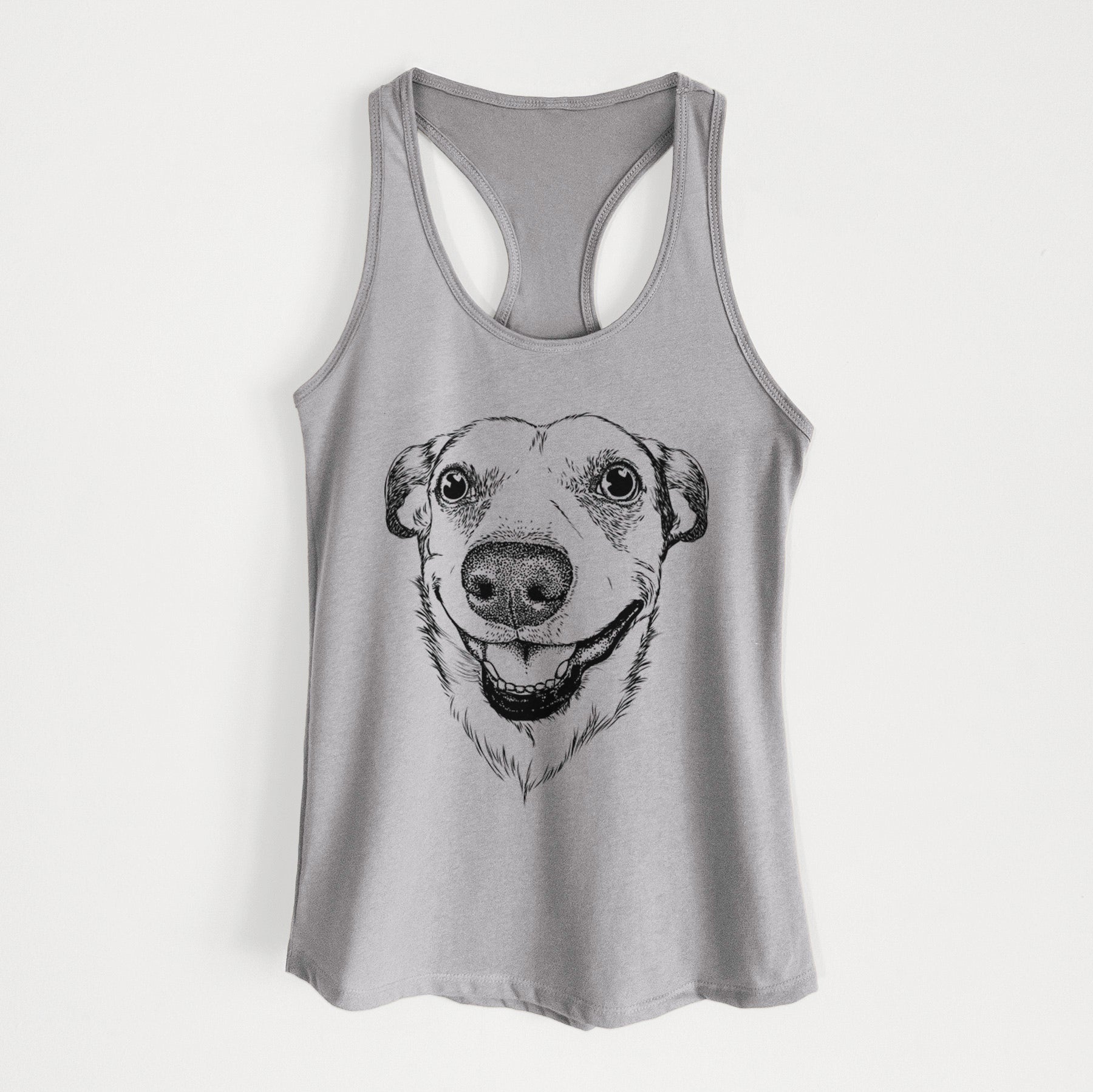 Petrah the Staffy Mix - Women's Racerback Tanktop