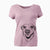 Bare Petrah the Staffy Mix - Women's V-neck Shirt