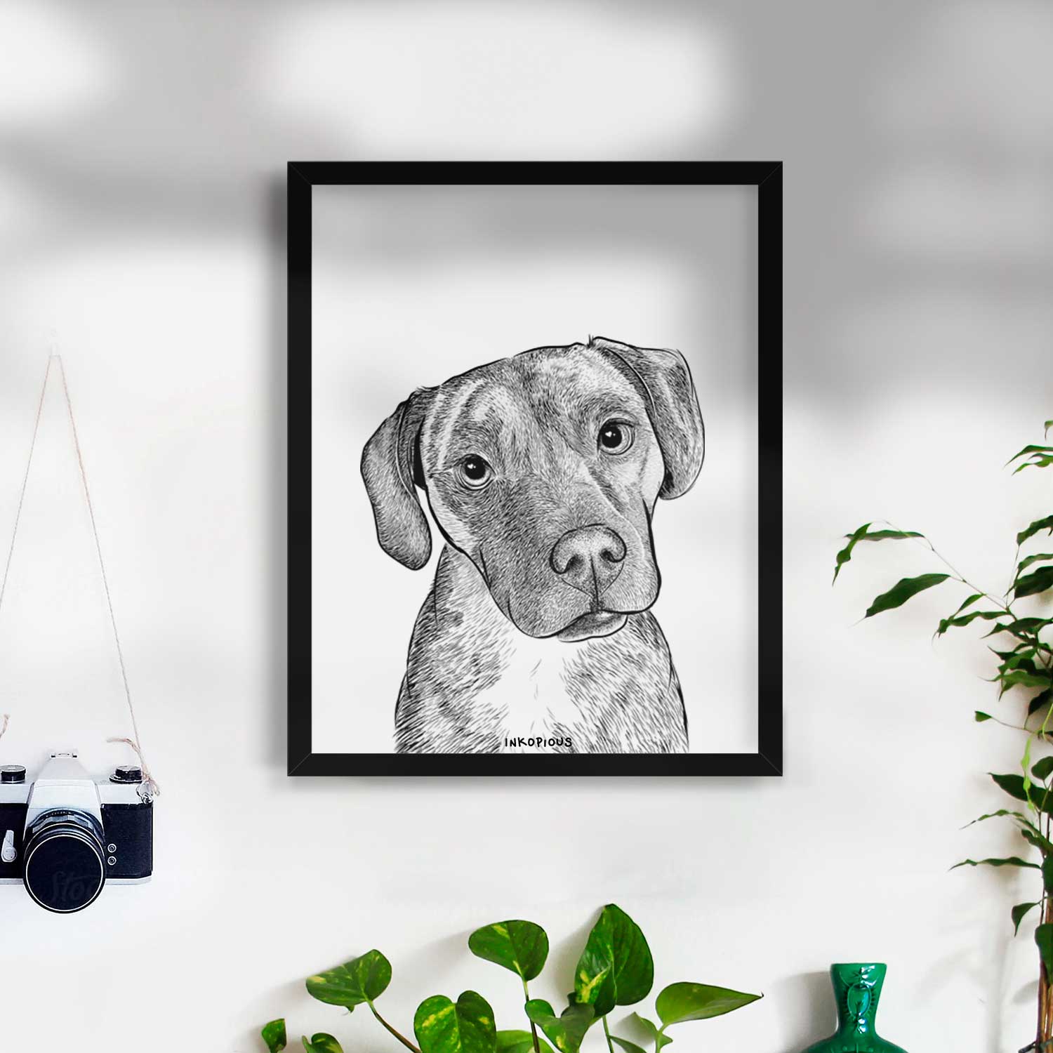 Peyton Manning the Beagle Bulldog Mix Art Print