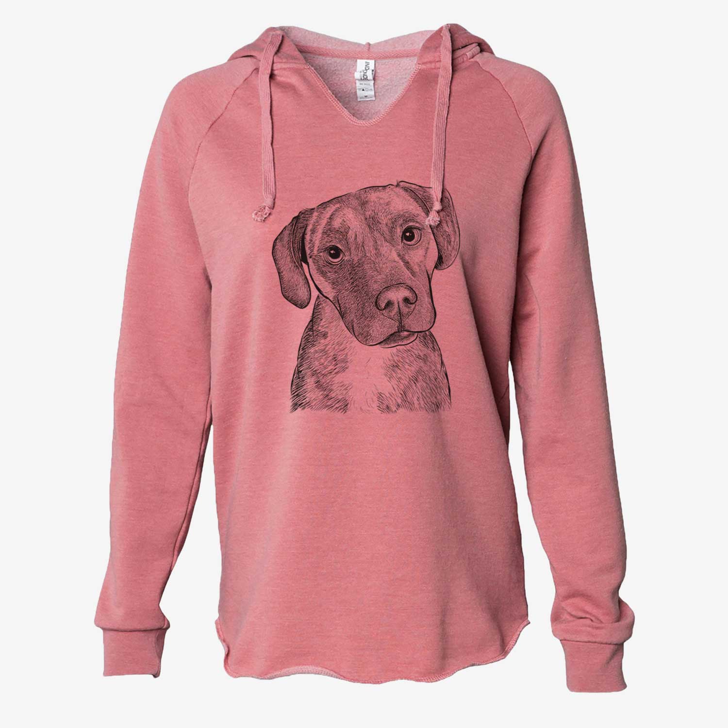 Peyton Manning the Beagle Bulldog Mix - Cali Wave Hooded Sweatshirt