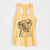 Peyton Manning the Beagle Bulldog Mix - Women's Racerback Tanktop