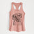 Peyton Manning the Beagle Bulldog Mix - Women's Racerback Tanktop