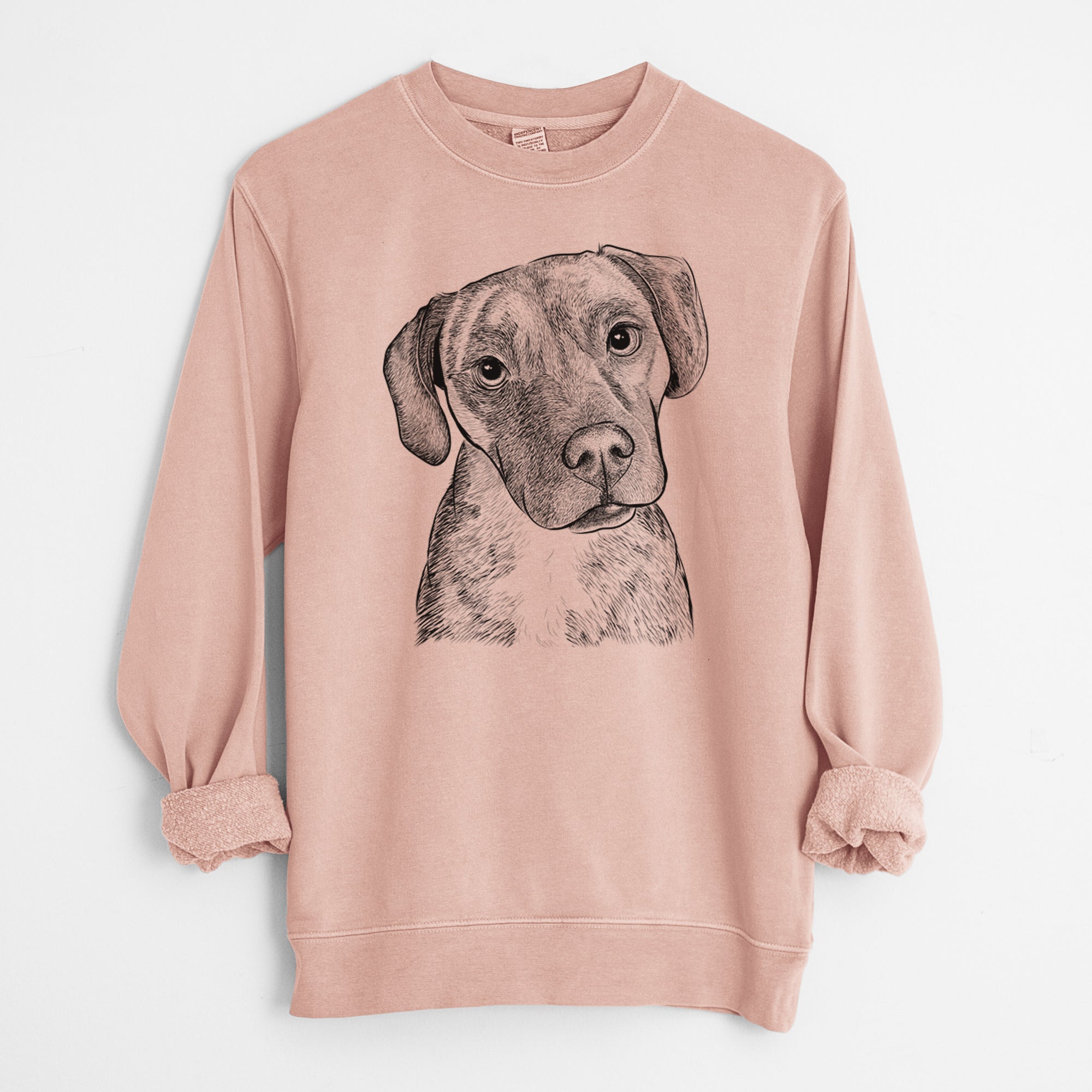 Bare Peyton Manning the Beagle Bulldog Mix - Unisex Pigment Dyed Crew Sweatshirt