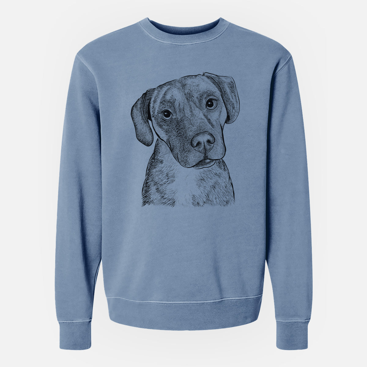 Bare Peyton Manning the Beagle Bulldog Mix - Unisex Pigment Dyed Crew Sweatshirt