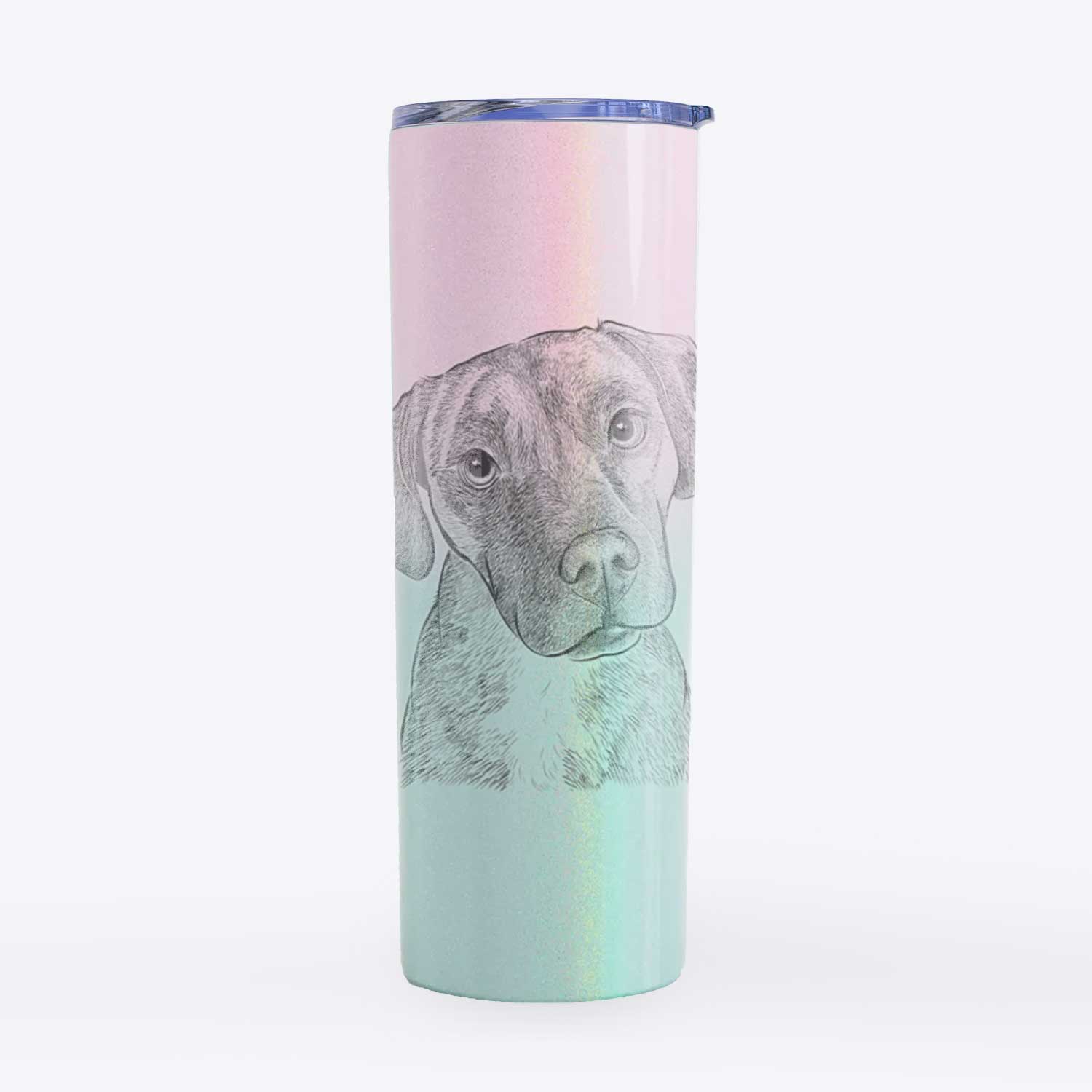 Peyton Manning the Beagle Bulldog Mix - 20oz Skinny Tumbler