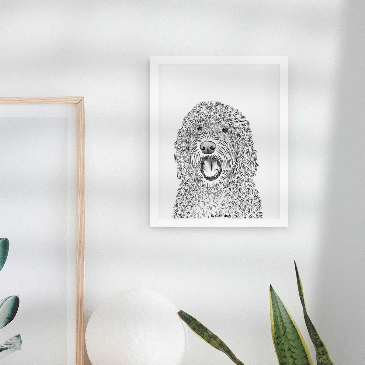 Phillip the Portuguese Water Dog Art Print