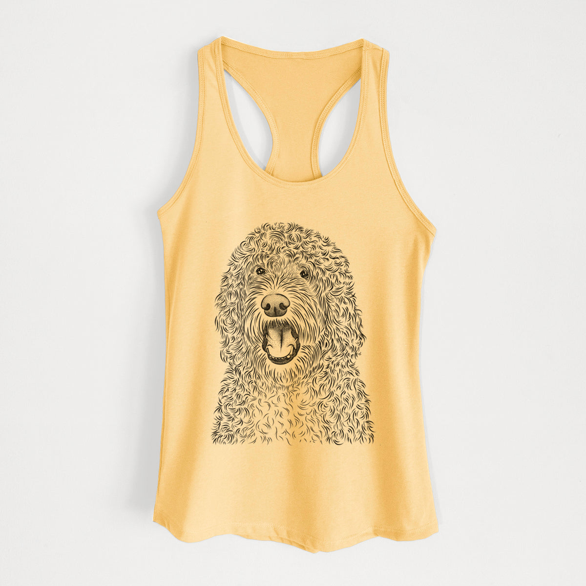 Phillip the Portuguese Water Dog - Women's Racerback Tanktop