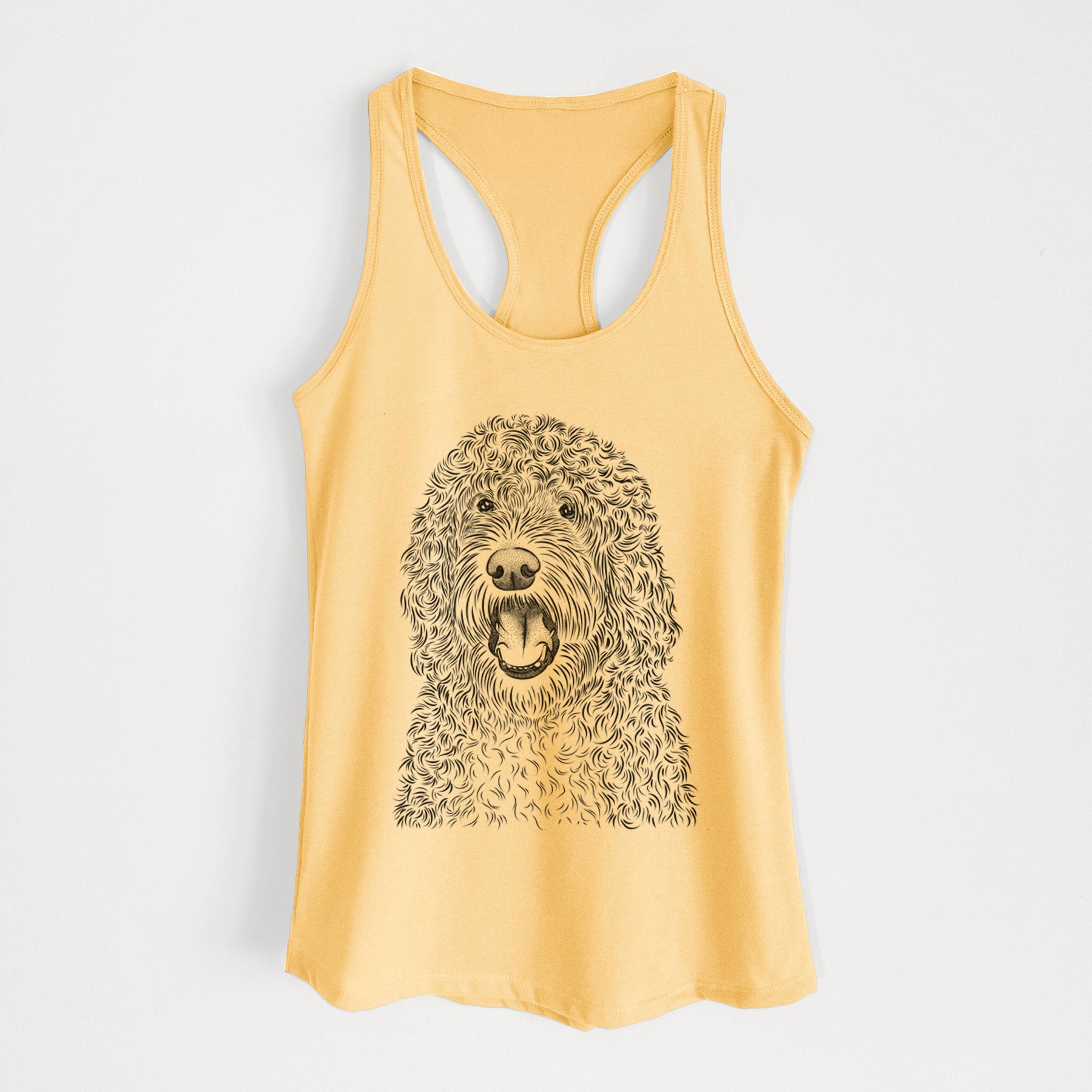 Phillip the Portuguese Water Dog - Women's Racerback Tanktop