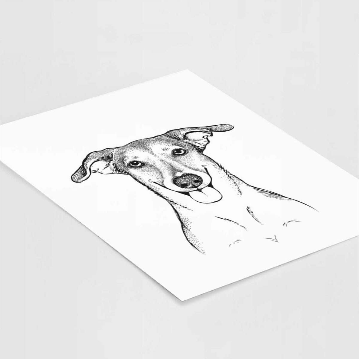 Phoebe the Corgi Mix Art Print
