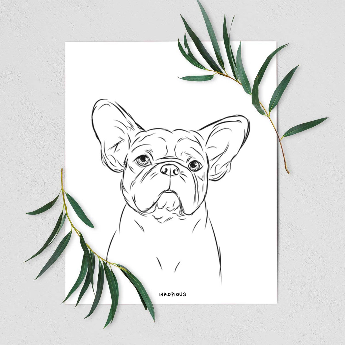 Pierre the French Bulldog Art Print