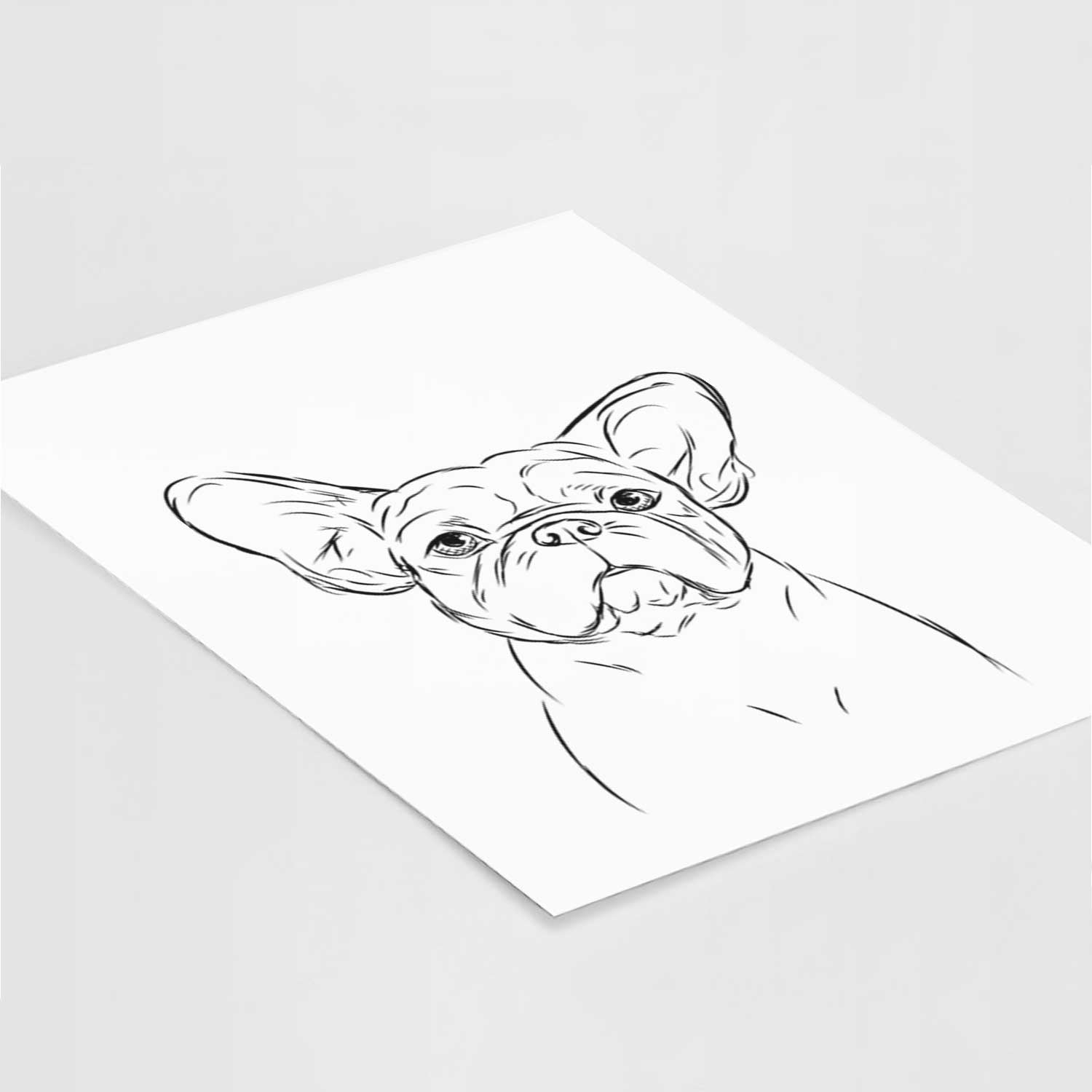 Pierre the French Bulldog Art Print