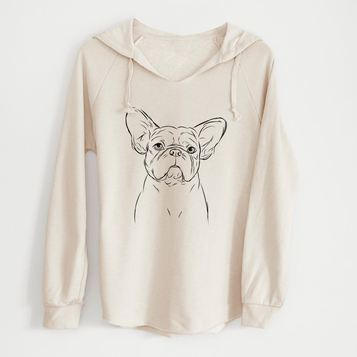 Bare Pierre the French Bulldog - Cali Wave Hooded Sweatshirt