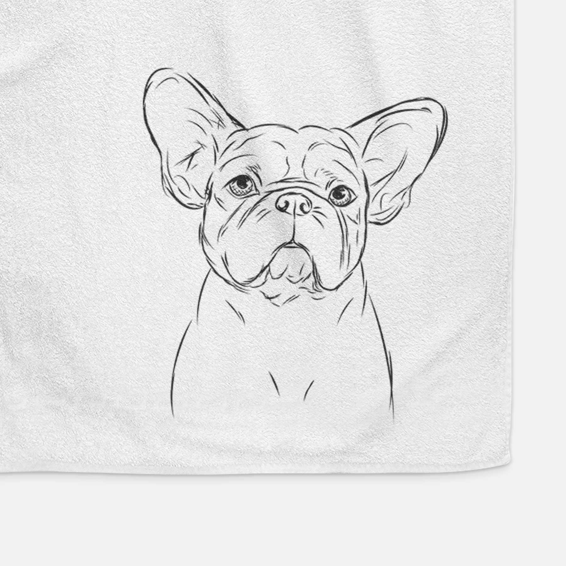 Pierre the French Bulldog Decorative Hand Towel