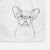 Pierre the French Bulldog Decorative Hand Towel