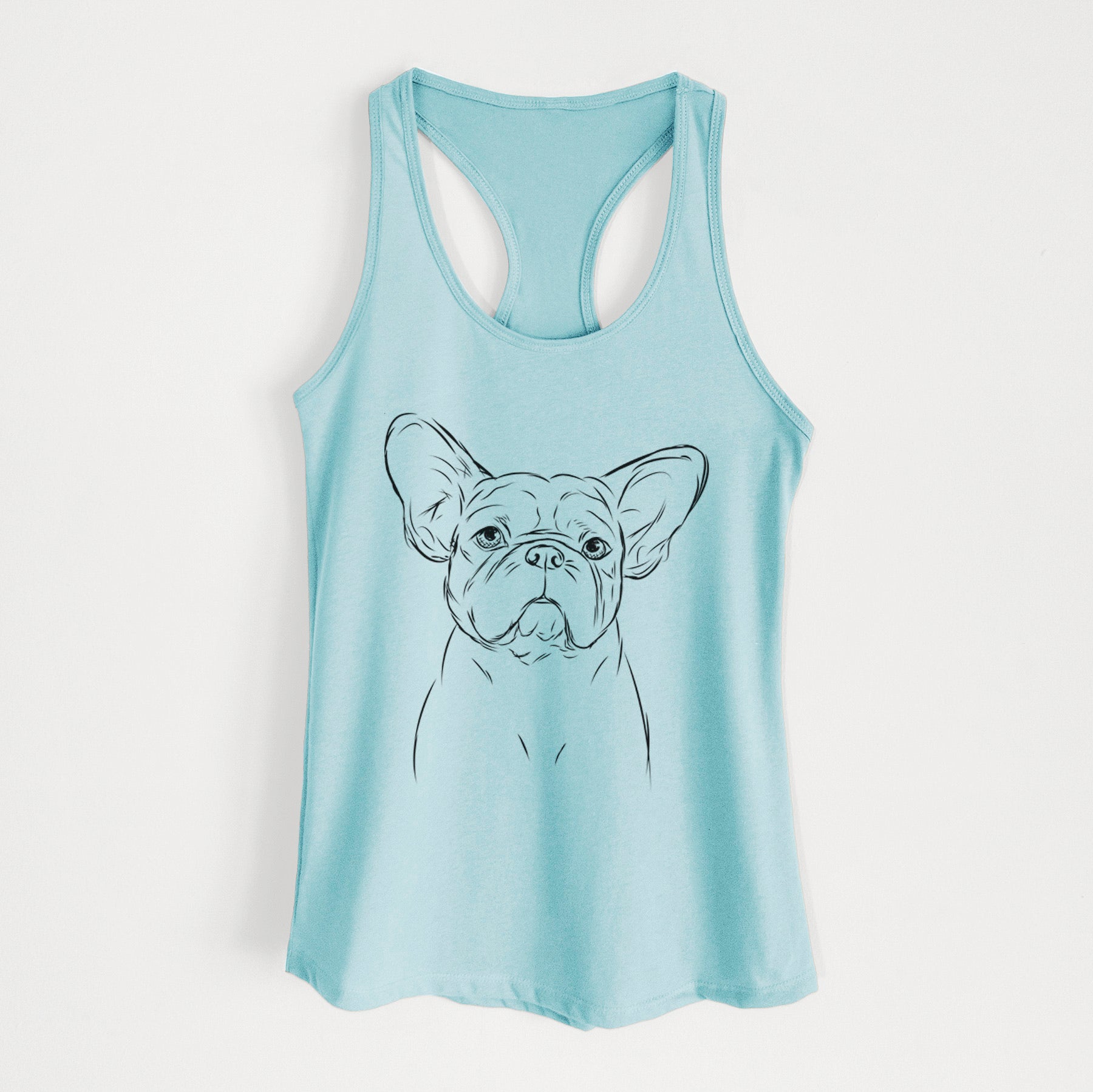 Pierre the French Bulldog - Women's Racerback Tanktop